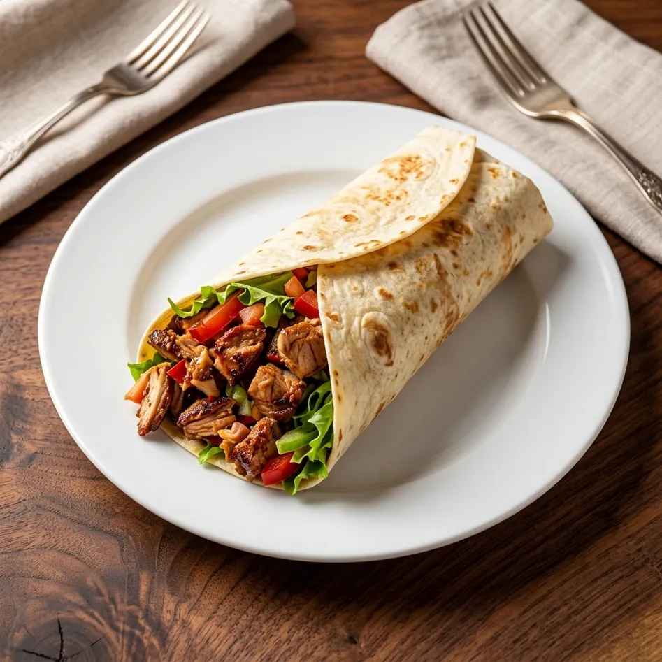 Chicken kebab platter with fries at Maggi's Syrian Food Winnipeg